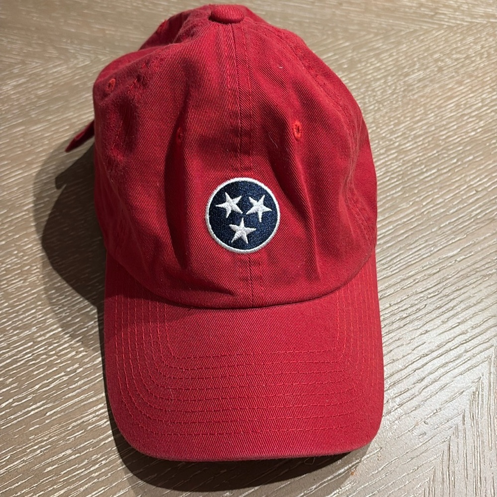 Volunteer Traditions Hat Cap Unisex Baseball Cap One Size TN in red